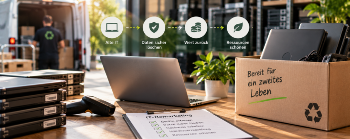 Ausgemusterte IT: Geld zurück, Daten weg Im Lager stapeln sich alte Laptops, im Serverraum wartet ein ausgemustertes Rack auf seinen letzten Termin. Ausgemusterte IT: Geld zurück, Daten weg Im Lager stapeln sich alte Laptops, im Serverraum wartet ein ausgemustertes Rack auf seinen letzten Termin.