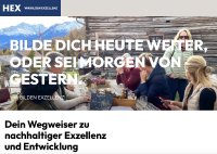 Hochschule für Exzellenz (HEX) präsentiert neue Webseite