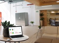 Postverteilung mit Paketkästen Postverteilung mit Paketkästen