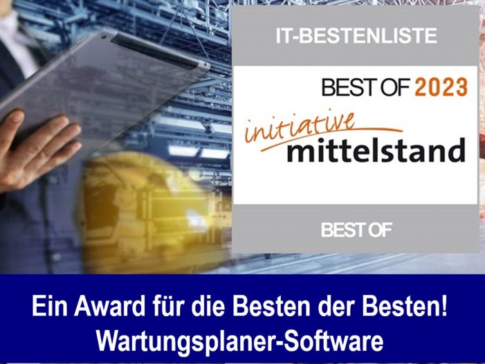 Wartungsplaner im Ranking der erfolgreichsten Wartungsmanagement Tools