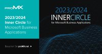 proMX in Inner Circle for Microsoft Business Applications 2023/2024  aufgenommen