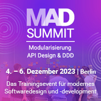 MAD Summit – Das Trainingsevent für modernes Software Design und Development