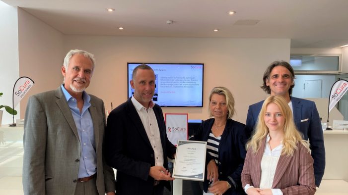 Arbeitgeber SoCura priorisiert Mitarbeitergesundheit Arbeitgeber SoCura priorisiert Mitarbeitergesundheit