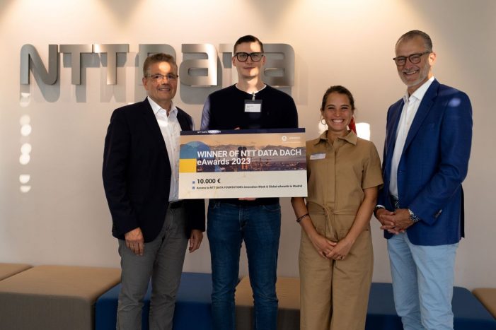 REPS gewinnt Energie aus der Schwerkraft – und die zweite Ausgabe der NTT DATA eAwards in der DACH-Region REPS gewinnt Energie aus der Schwerkraft – und die zweite Ausgabe der NTT DATA eAwards in der DACH-Region