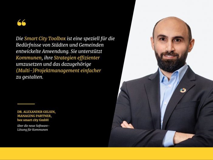 bee smart city stellt Software für Kommunen auf SCCON in Berlin vor