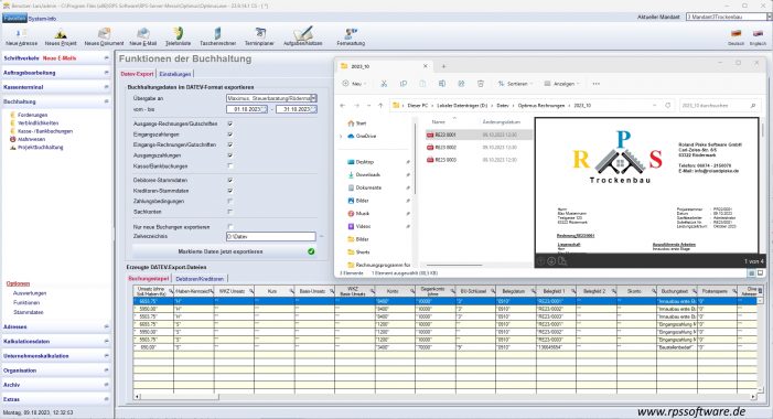 Roland Piske Software GmbH automatisiert den DATEV-Datenaustausch zwischen Handwerksbetrieben und dem Steuerbüro