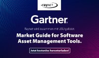 Raynets Technologiepartner USU wird im Gartner® „Market Guide 2023 for Software Asset Management Tools“ 2023 gelistet