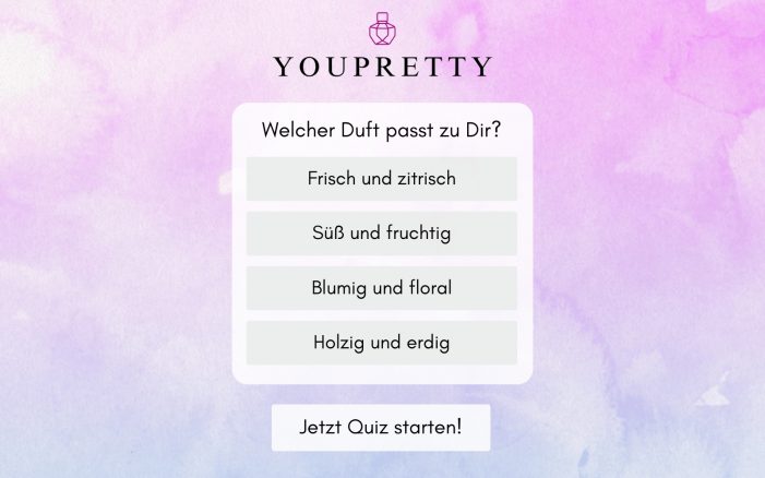 Die Suche nach dem perfekten Duft war noch nie so einfach – YOUPRETTY revolutioniert die Duftwahl
