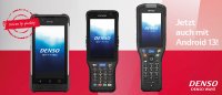 Update auf Tiramisu: Android 13 für Handhelds von DENSO