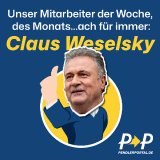 Claus Weselsky zum „Mitarbeiter des Monats“ ernannt
