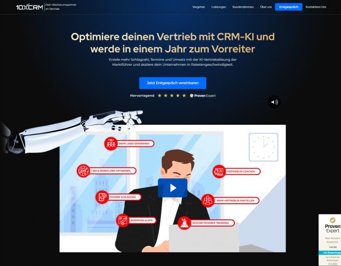 Revolution im Vertriebsmanagement durch 10XCRM Revolution im Vertriebsmanagement durch 10XCRM
