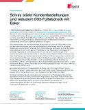 Solvay stärkt Kundenbeziehungen und reduziert CO2-Fußabdruck mit Esker