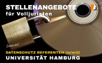 Referenten für Datenschutz – Uni Hamburg sucht Volljuristen (m/w/d) – Bewerbung bis 28.06.2024 Referenten für Datenschutz – Uni Hamburg sucht Volljuristen (m/w/d) – Bewerbung bis 28.06.2024
