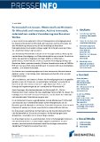 Partnerschaft mit Litauen: Rheinmetall und Ministerin für Wirtschaft und Innovation, Aušrin? Armonait?, unterzeichnen weitere Vereinbarung zum Bau eines Werkes