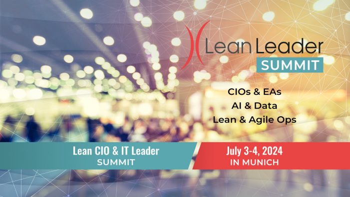Lean Leader Summit 2024: Lean CIO & IT Leader Summit
