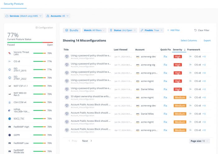 Varonis mit automatisiertem Schutz vor Datenverlusten in AWS