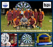 Der Gewinner beim großen Firmen-Fußballturnier der bpi solutions ist die Ludwig Weinrich (Schokolade) GmbH&Co. KG