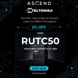 Attraktive Rabattaktion bei Ascend GmbH: 5 % Nachlass auf Teltonika RUTX50