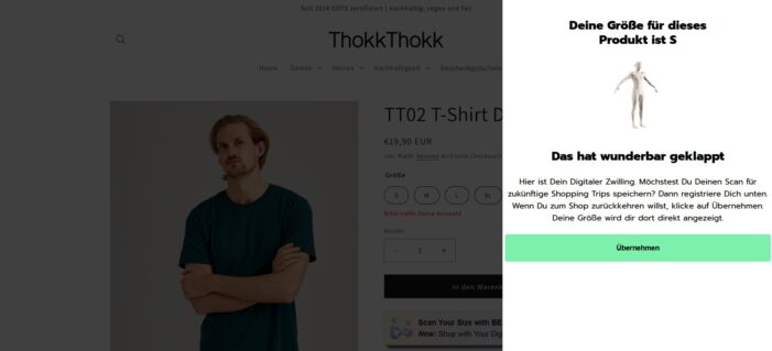 Beawear aus Konstanz öffnet seine innovative Größenempfehlungslösung für Kunden weltweit