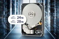 Toshiba kündigt CMR-HDDs mit 24 TB und SMR-HDDs mit 28 TB für den Enterprise-Einsatz an