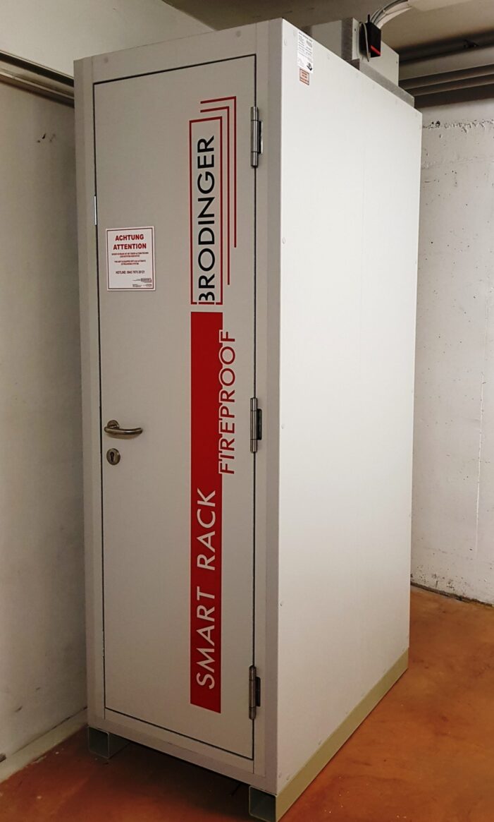 Brodinger bietet umfassenden Brandschutz für Serverracks – ohne Umbaumaßnahmen