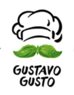 Gustavo Gusto präsentiert seine erste Pizza Colore. Eine vegetarische Pizza in sattem Orange: mit leckerer Kürbis-Soße, feinem Mozzarella, würzigen Blauschimmelkäse und roten Zwiebeln