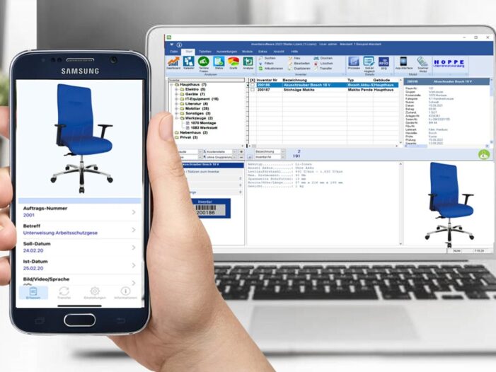 Digitales Inventarmanagement für Ihre Büroeinrichtung mit der Inventarisierungssoftware