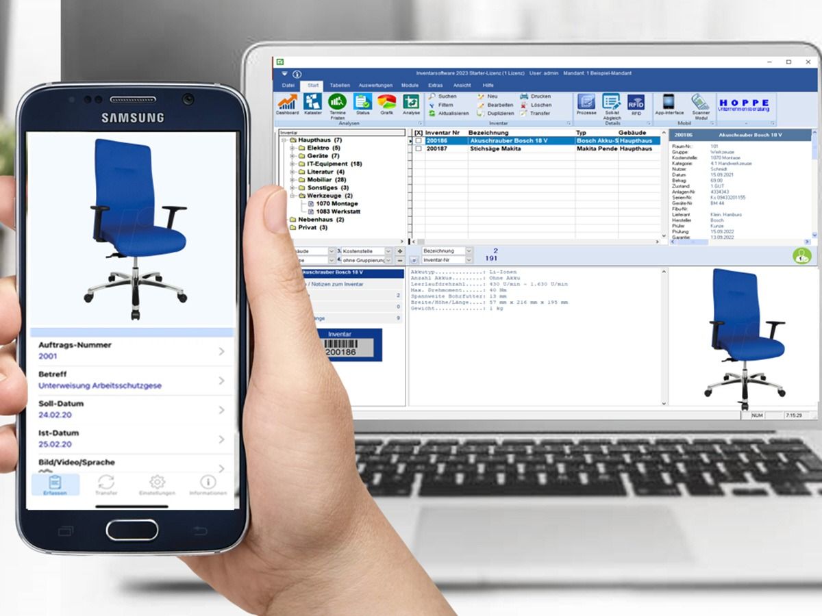 Digitales Inventarmanagement für Ihre Büroeinrichtung mit der Inventarisierungssoftware Digitales Inventarmanagement für Ihre Büroeinrichtung mit der Inventarisierungssoftware