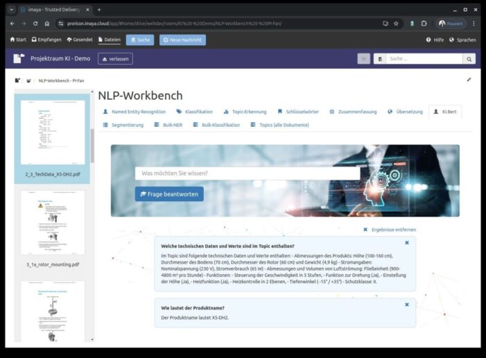 KI unterstützt bei Metadaten für Technische Dokumentation