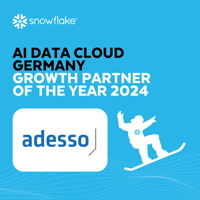 adesso gewinnt Snowflake Growth Partner of the Year Award 2024