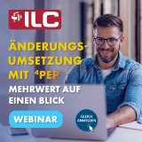 Neues Webinar „Änderungsumsetzung mit ?PEP – Mehrwert auf einen Blick“ Neues Webinar „Änderungsumsetzung mit ?PEP – Mehrwert auf einen Blick“