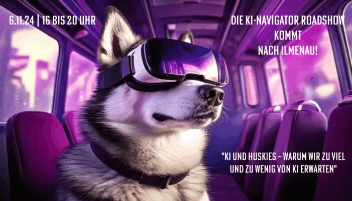 KI und kühle Drinks: Der KI-Navigator-Bus macht Halt in Ilmenau