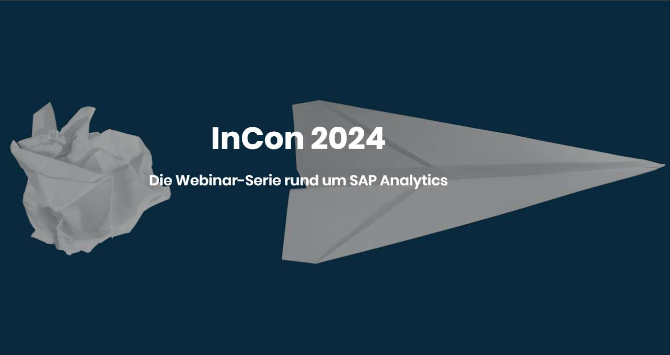 InCon 2024 – Die SAP Analytics Webinar-Serie