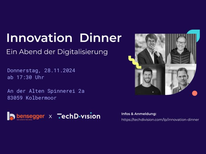 Innovation Dinner – ein Abend der Digitalisierung