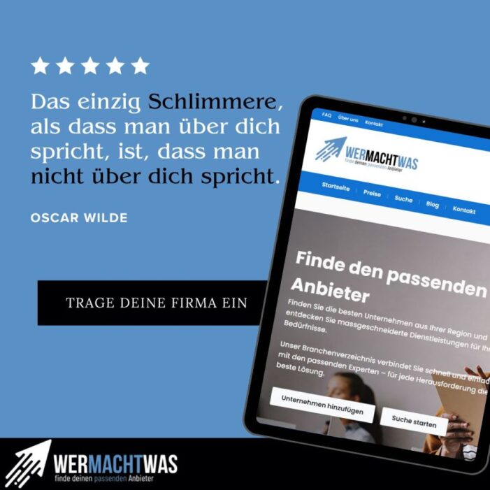 Das neue Firmenverzeichnis, das lokale Unternehmen sichtbar macht
