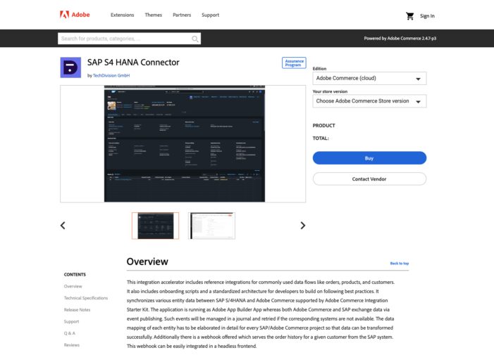 TechDivision stellt Konnektor für SAP S/4HANA und Adobe Commerce vor