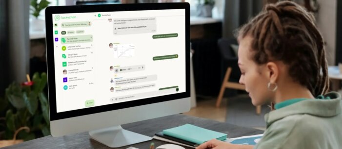 luckycloud stellt neues Business-Chat-Tool „luckychat” für effiziente Kommunikation im Unternehmen vor