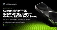 Graid Technology kündigt SupremeRAID SE-Support für GeForce RTX 5000-Serie von NVIDIA an und erweitert damit leistungsstarke RAID-Lösungen für Workstations