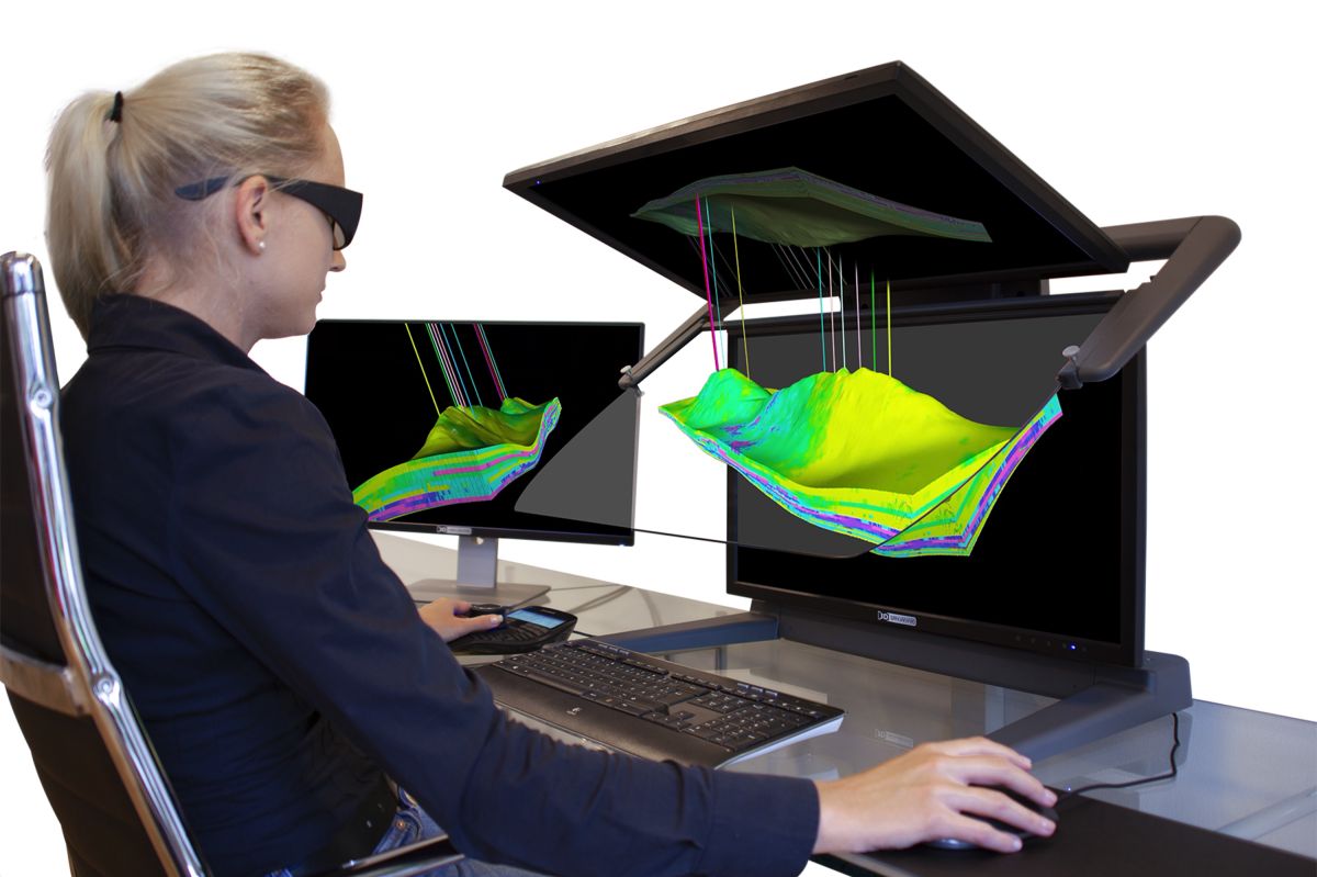 3D PluraView – Stereoskopische 3D-Visualisierung für die Gas- und Ölindustrie