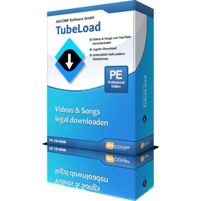ASCOMP veröffentlicht TubeLoad – Software zum Download von Videos und Musik für Windows