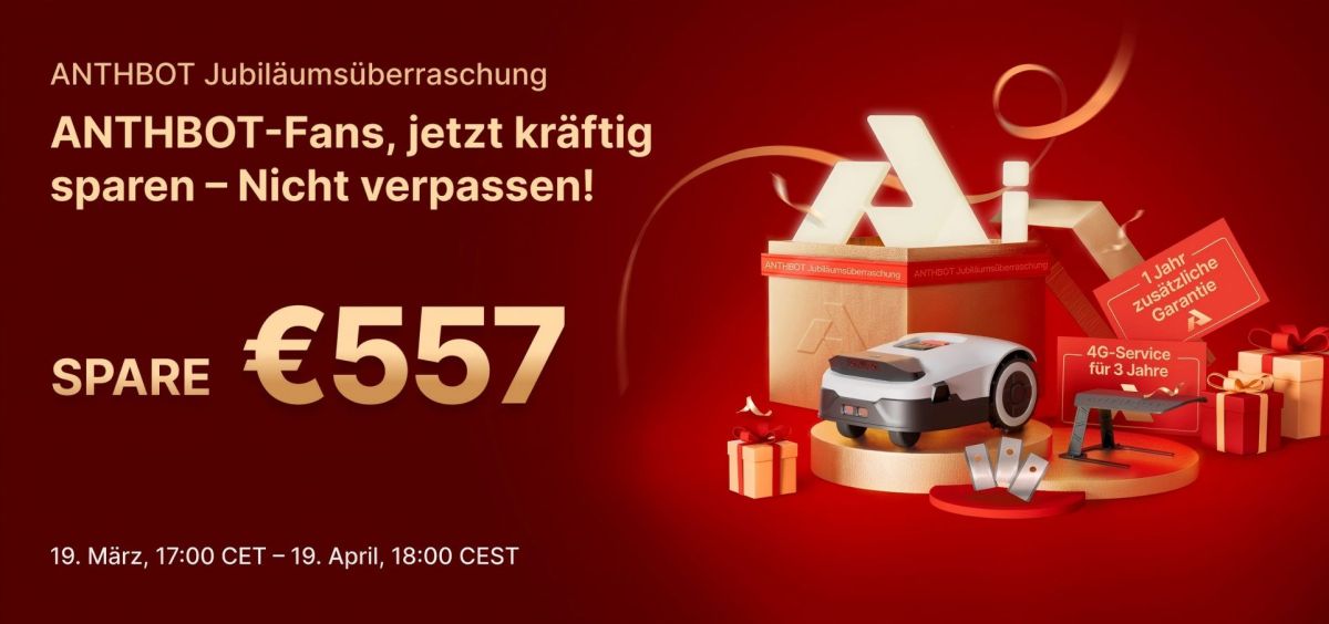 ANTHBOT Genie offiziell gestartet: Revolution in der KI-gestützten Rasenpflege ANTHBOT Genie offiziell gestartet: Revolution in der KI-gestützten Rasenpflege
