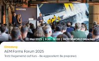 AEM Forms Forum 2025: Trotz Gegenwind auf Kurs– Be eggscellent. Be prepared.