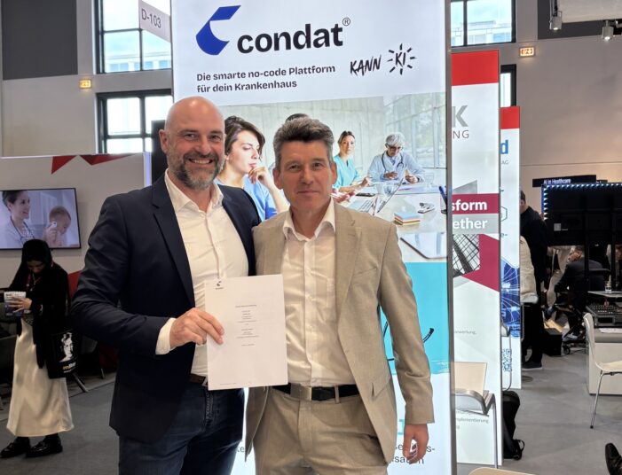 Condat und Teamplan starten Partnerschaft für digitale Betriebsorganisation in Kliniken