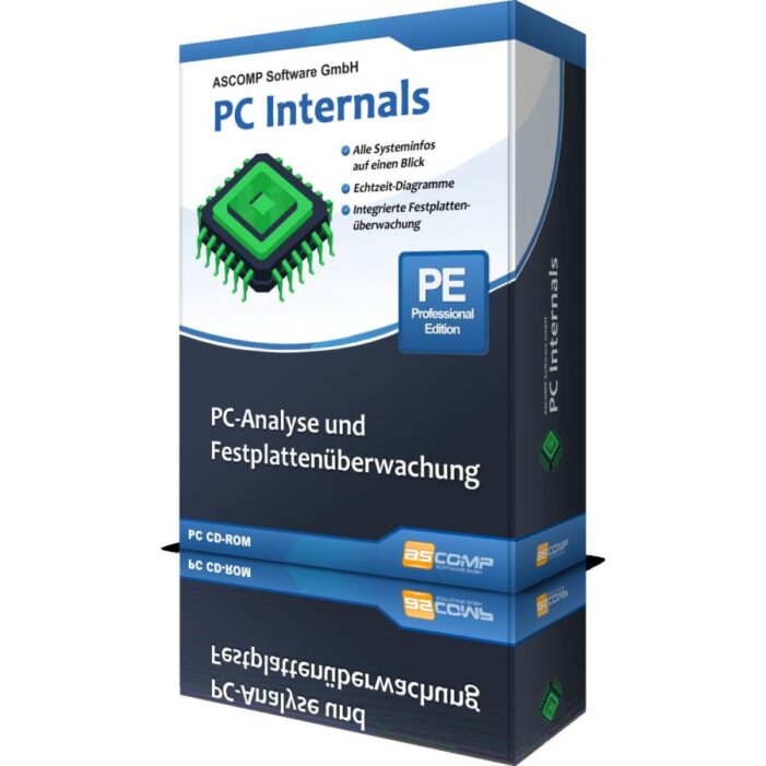 ASCOMP veröffentlicht „PC Internals“ – neue Windows-Software zur Systemanalyse und Festplattenüberwachung
