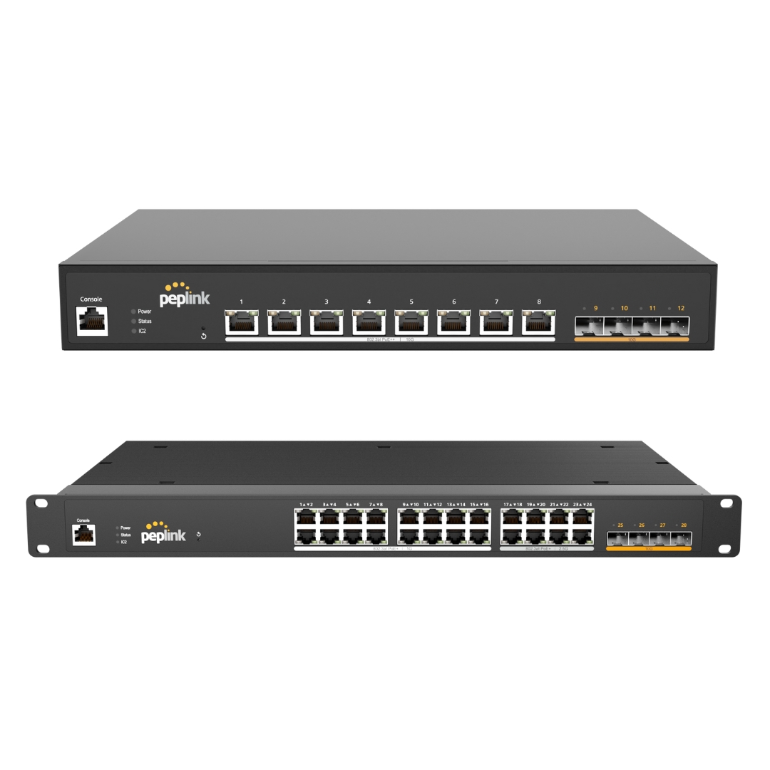 Vitel nimmt zwei neue Modelle der PoE-Switches von Peplink in Sortiment auf Vitel nimmt zwei neue Modelle der PoE-Switches von Peplink in Sortiment auf