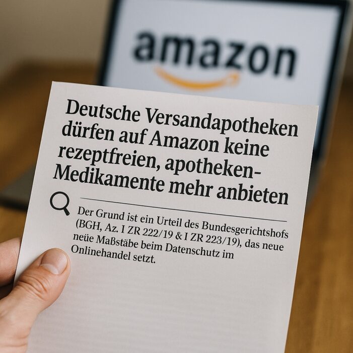 Apotheken dürfen nicht mehr über Amazon verkaufen