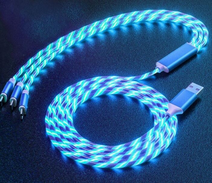 Neu bei Digistor: Ladekabel mit fließendem Lichteffekt