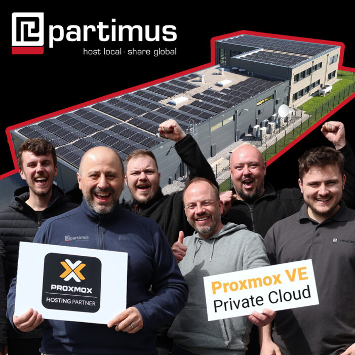 partimus GmbH wird offizieller Proxmox Hosting Partner in Deutschland