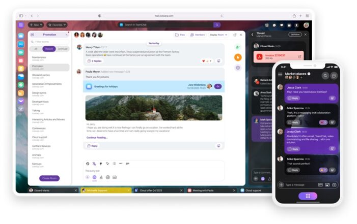 IceWarp ermöglicht jetzt das Teilen von Dokumenten und Ordnern mit Microsoft-, Google- oder Apple-Benutzern – inklusive Zugang zum TeamChat