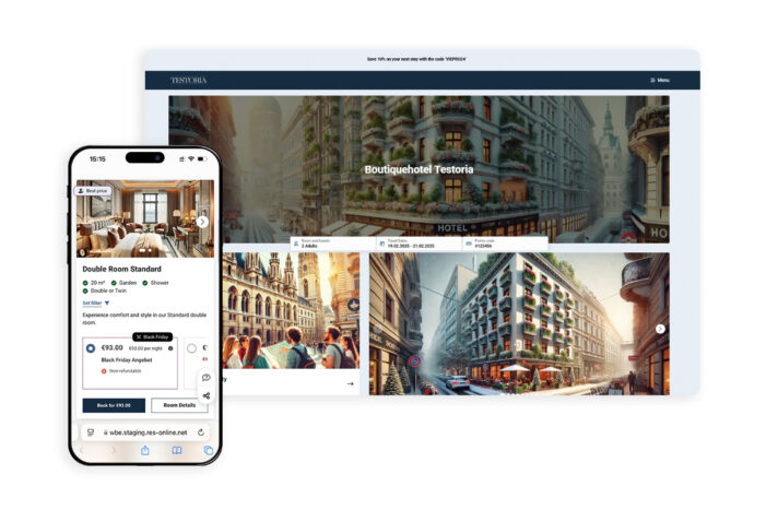 Maximale Conversion, minimale Hürden: Neue Webbuchungsmaschine für Hoteliers
